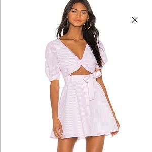 Smith mini dress in baby pink